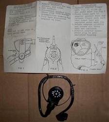 U.S. ARMY M17A1 Gas Mask Microphone