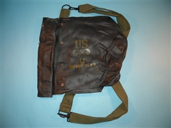 Rare WWII US Military D-Day Waterproof gas mask bag