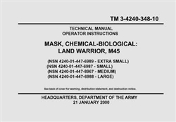 M45 Gas Mask Operators Manual TM 3-4240-348-10